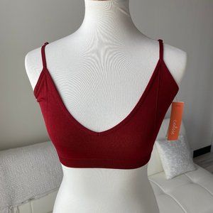 Women's Triangle Bralette - Colsie™ Red M